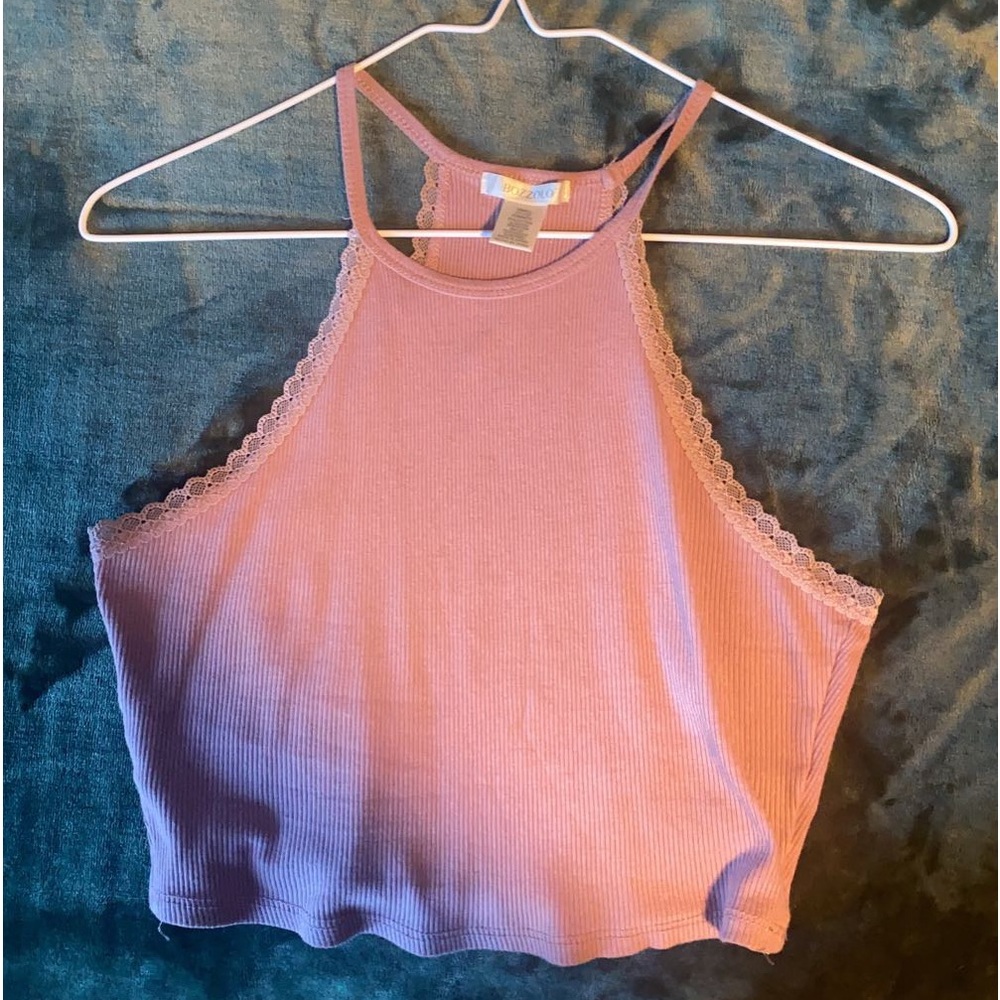 Pink crop top, barely worn!